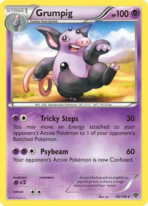 Grumpig card art