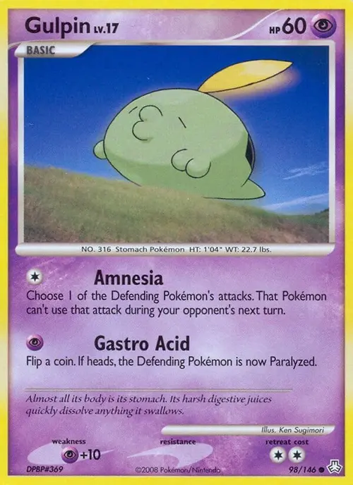Gulpin card art