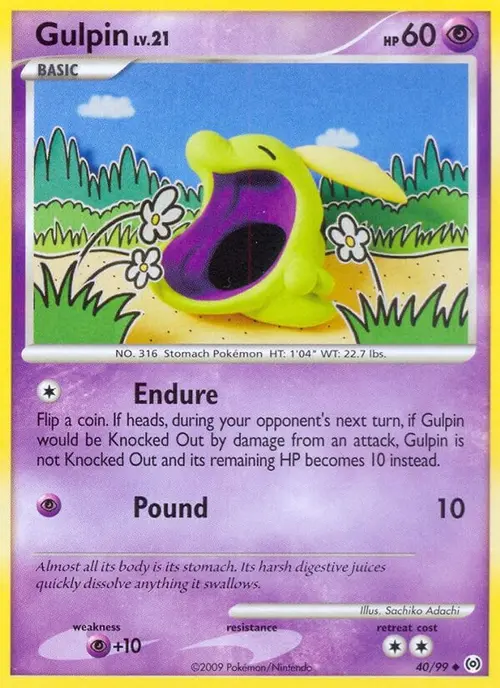 Gulpin (40) card art