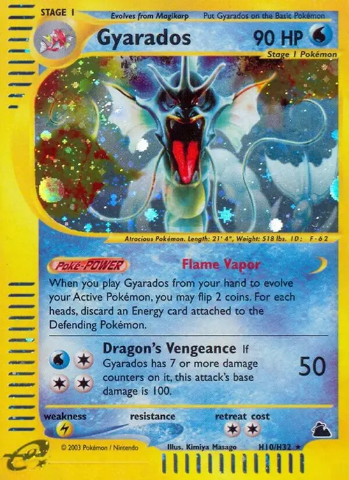 Gyarados (H10) card art