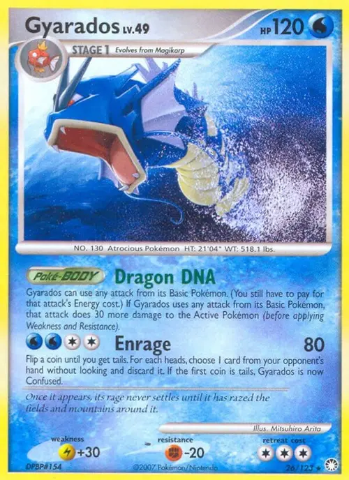 Gyarados card art