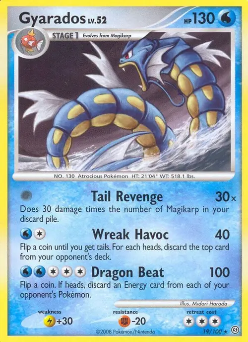 Gyarados card art