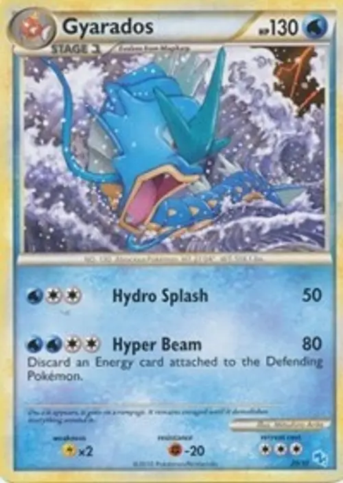 Gyarados (#20 Non-Holo) card art