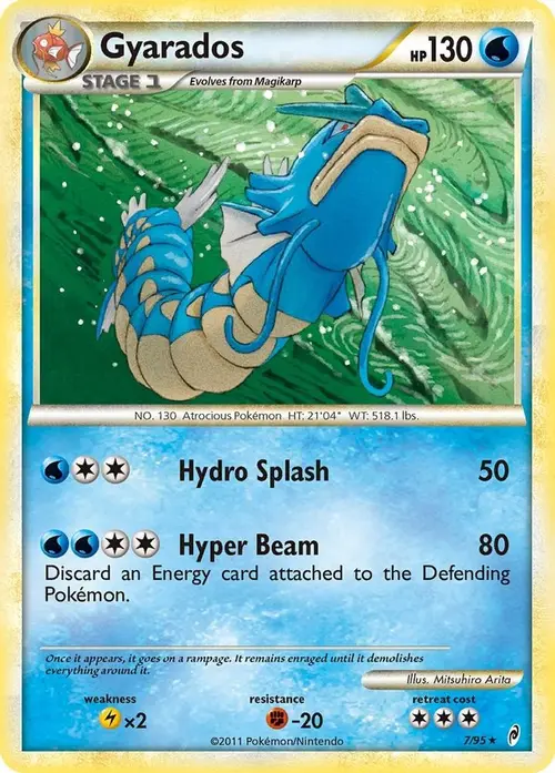 Gyarados card art