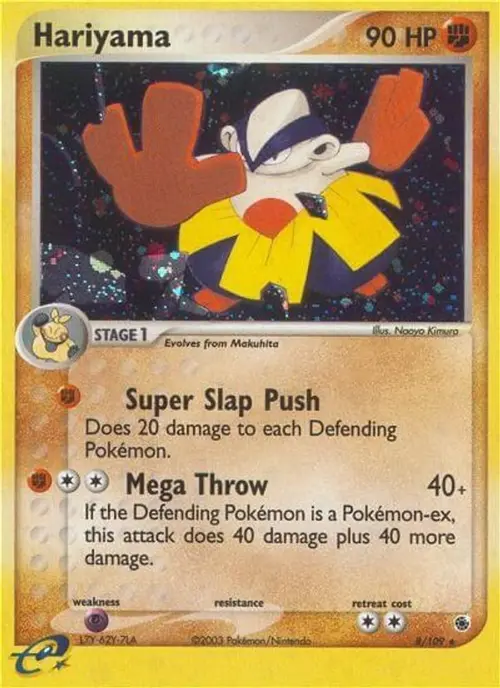 Hariyama - 8/109 card art