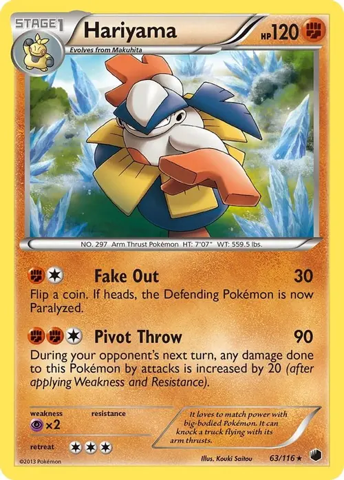 Hariyama card art