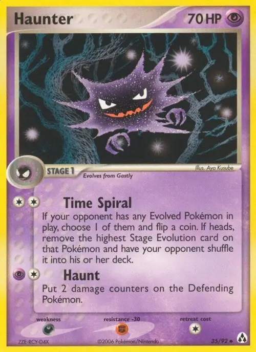 Haunter card art