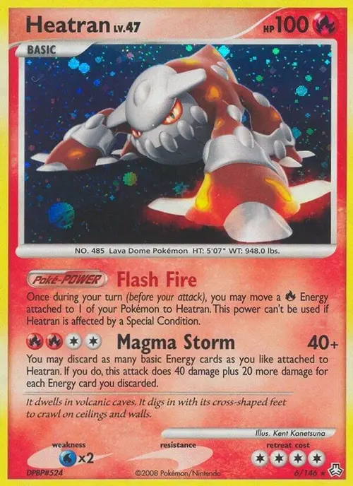 Heatran (6) card art