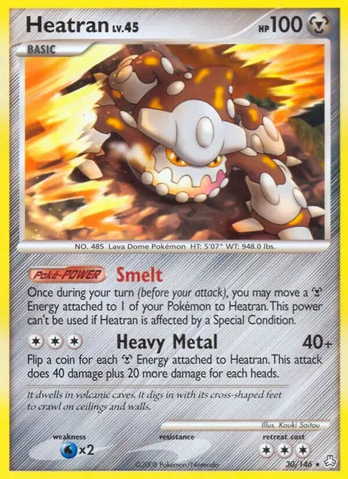 Heatran (30) card art