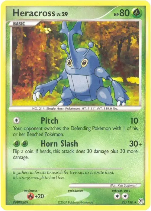 Heracross card art