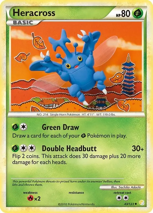 Heracross card art