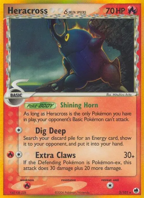 Heracross (Delta Species) card art
