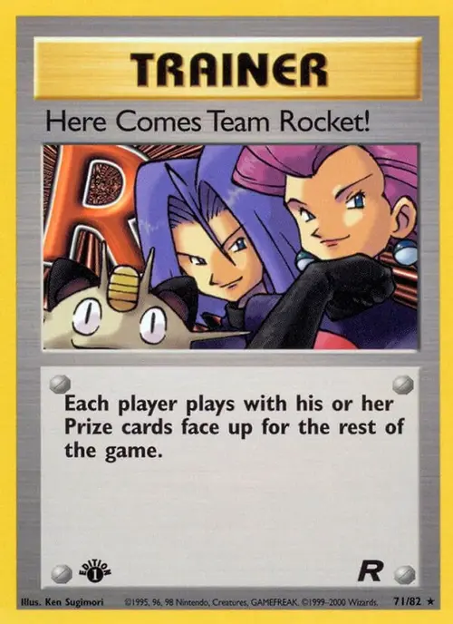 Here Comes Team Rocket! (71) card art