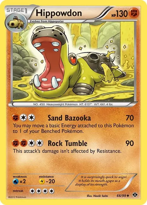 Hippowdon card art