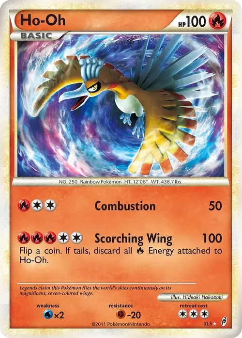 Ho-Oh (Shiny) card art