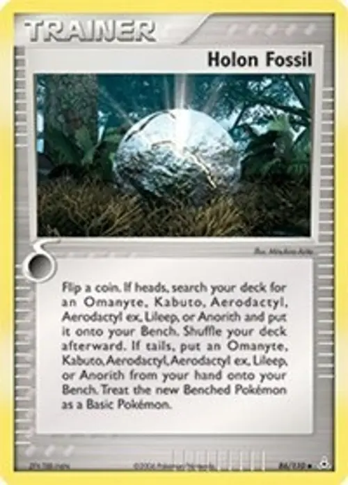 Holon Fossil card art