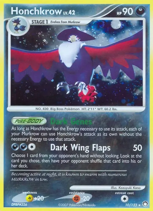 Honchkrow card art