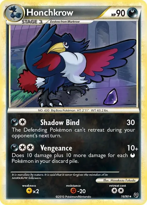 Honchkrow (16) card art