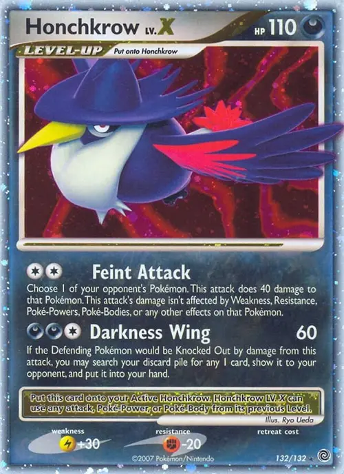 Honchkrow LV.X card art