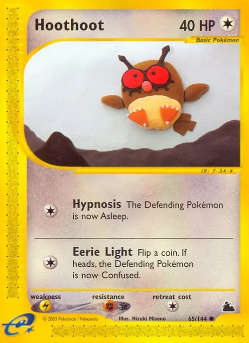 Hoothoot card art