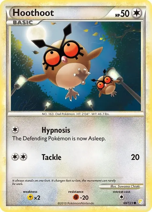 Hoothoot card art