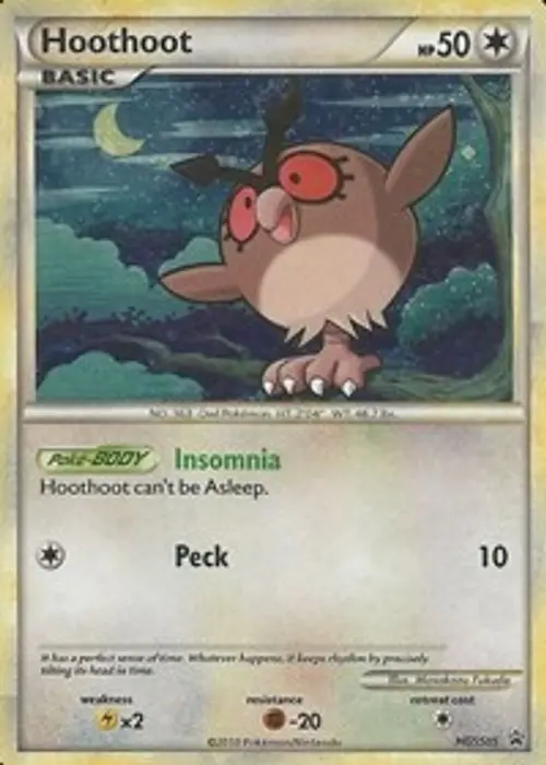 Hoothoot - HGSS05 card art