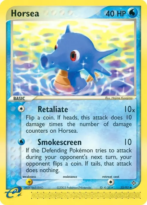 Horsea - 33/97 card art