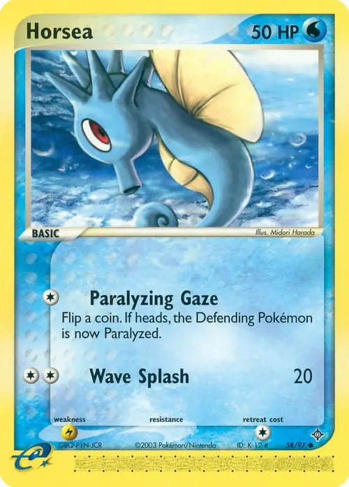 Horsea - 58/97 card art