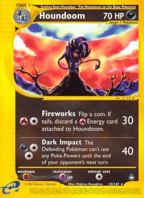 Houndoom (15) card art