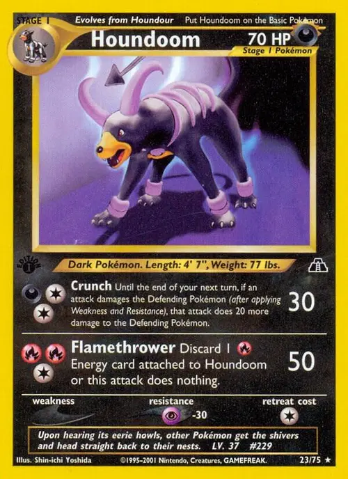 Houndoom (23) card art