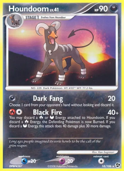 Houndoom card art