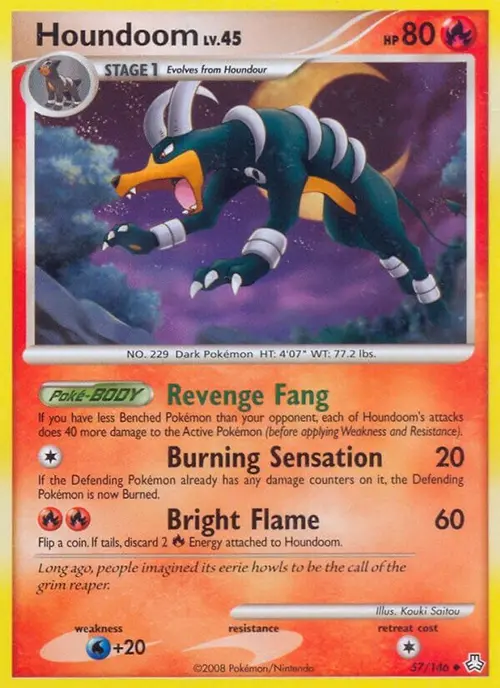 Houndoom card art