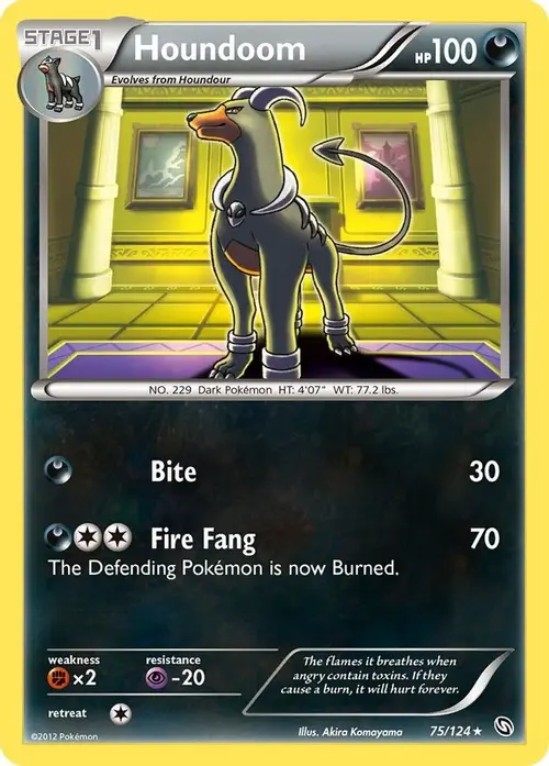 Houndoom card art