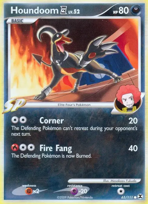 Houndoom E4 card art