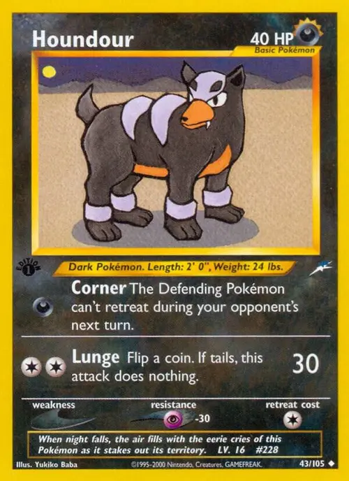 Houndour card art