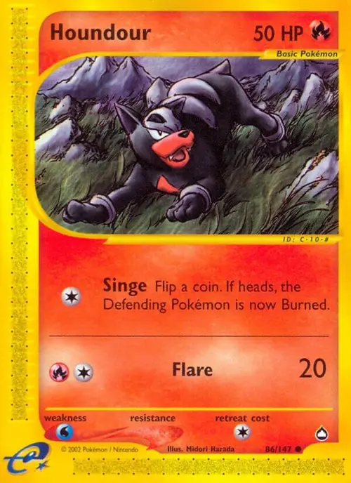 Houndour (86) card art