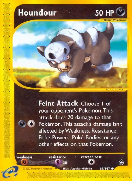 Houndour (87) card art