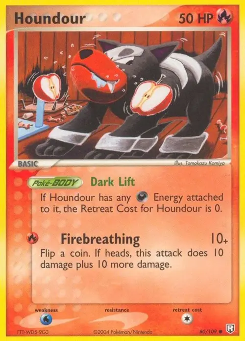 Houndour - 060/109 card art