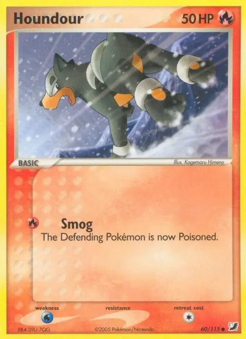 Houndour card art