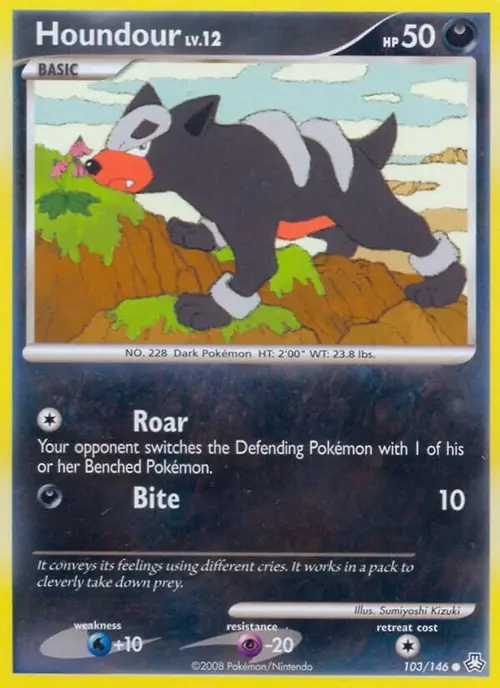 Houndour card art