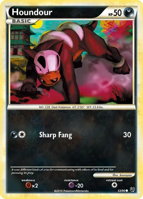 Houndour (53) card art