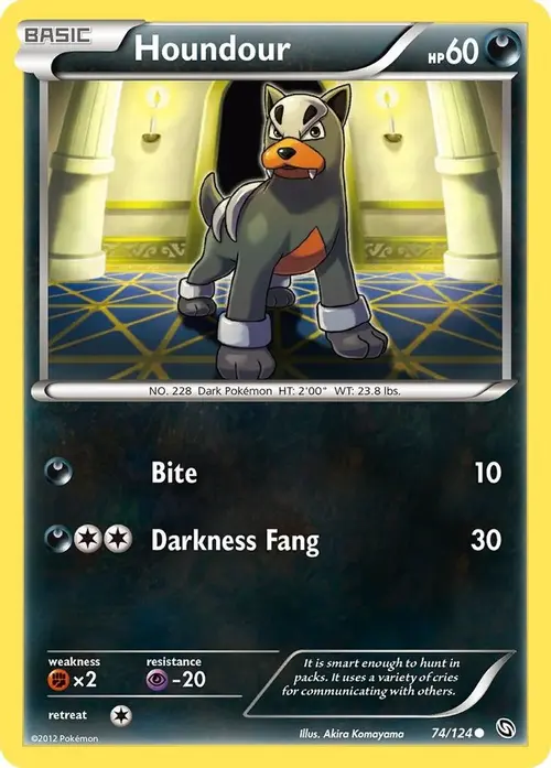 Houndour card art