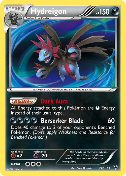 Hydreigon card art