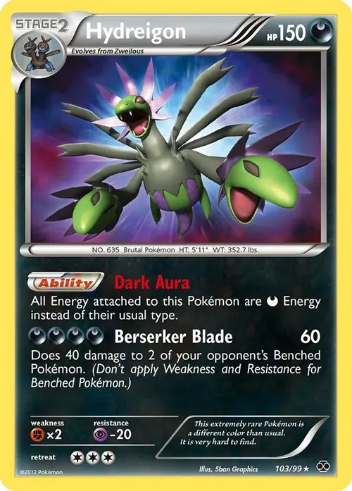 Hydreigon card art