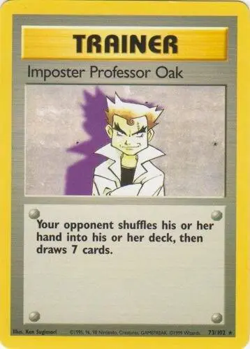 Imposter Professor Oak card art