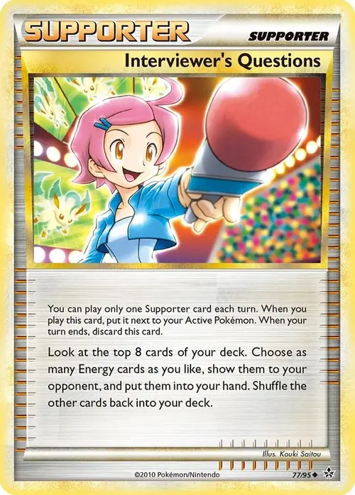 Interviewer's Questions card art