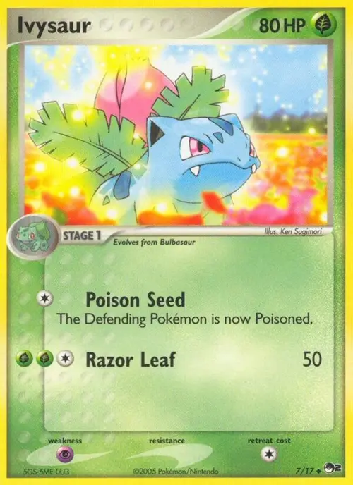Ivysaur card art