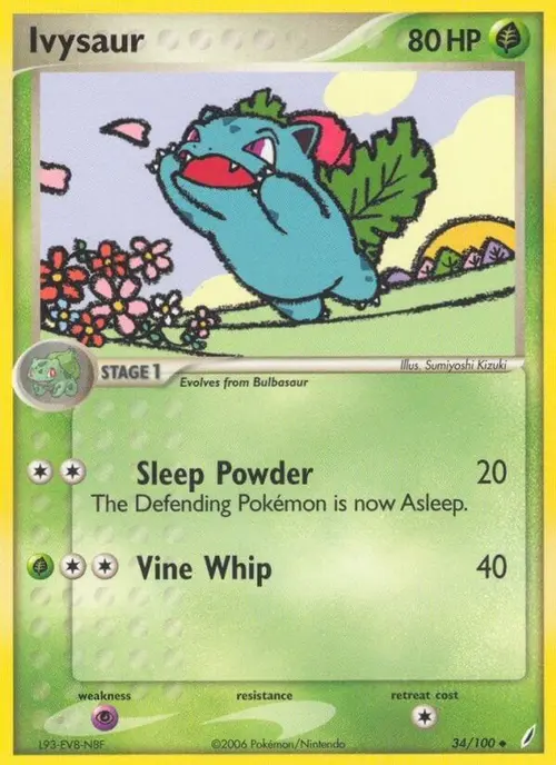 Ivysaur - 034/100 card art