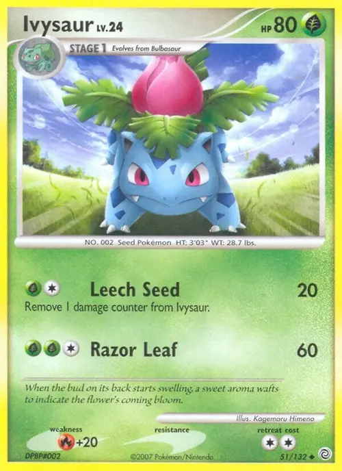 Ivysaur card art