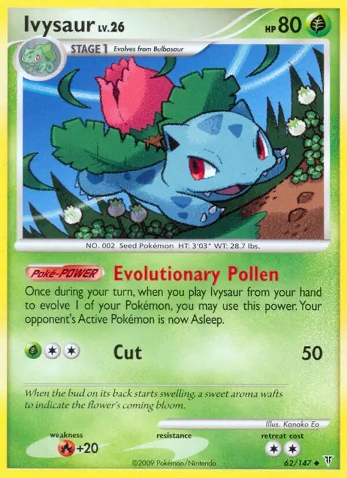 Ivysaur card art